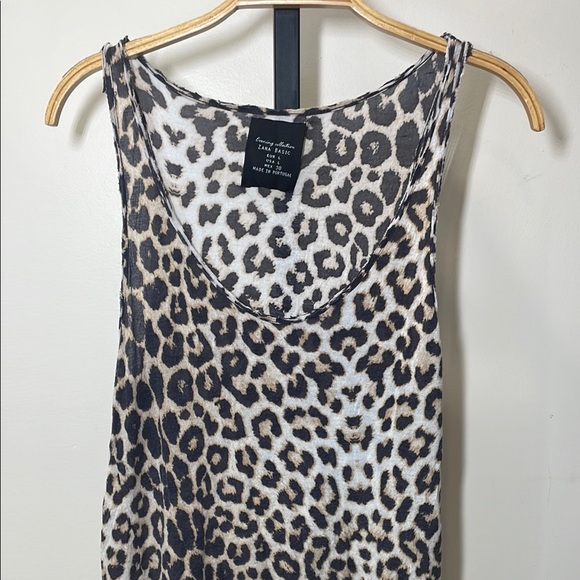 Zara Leopard Print Tank Top - Picture 5 of 6
